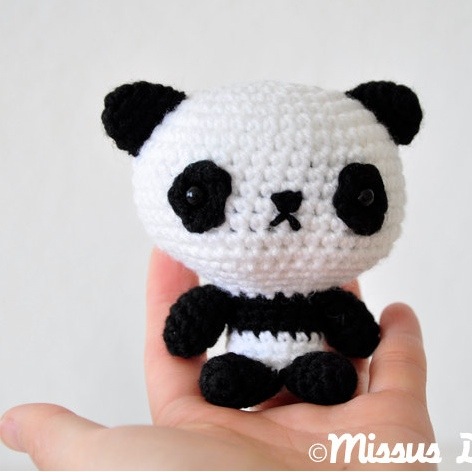 Patron oso panda de peluche - Imagui