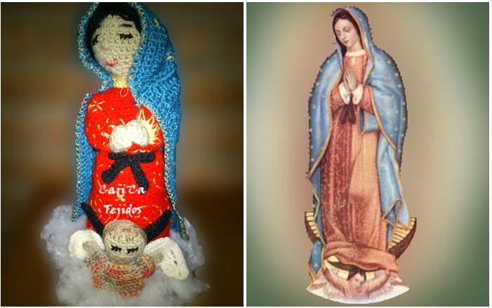 virgen de guadalupe amigurumi