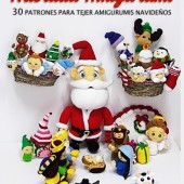 Navidad Amigurumi: 30 Patrones para tejer amigurumis navideÃ±os