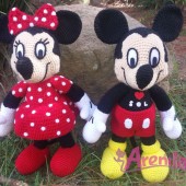 Mickey y Minnie Mouse