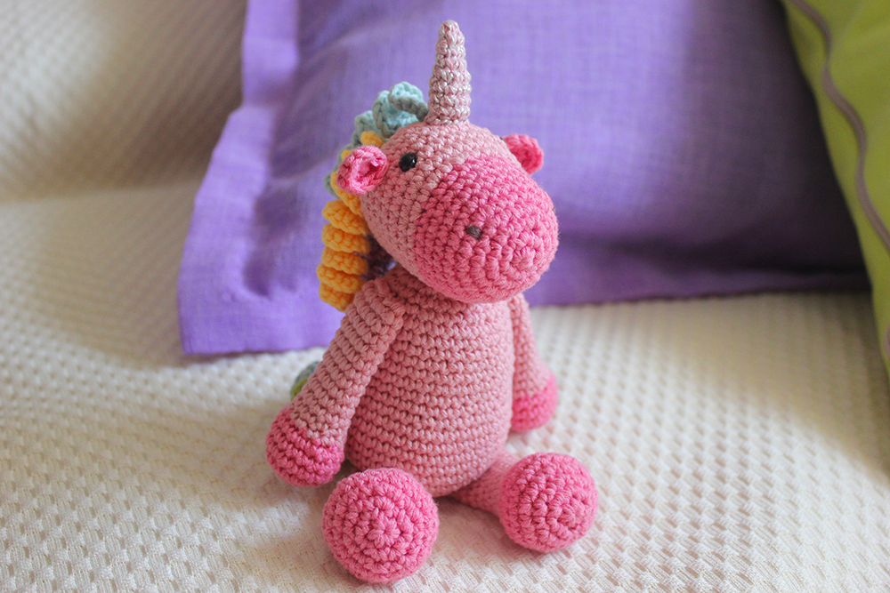 Kit Amigurumi Unicornio Rose