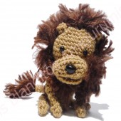 LeÃ³n llavero amigurumi