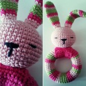 Rattle bunny amigurumi