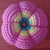 Flor Amigurumi Alfiletero