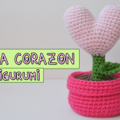 Planta CorazÃ³n Amigurumi