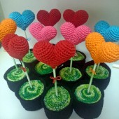Flores Corazones