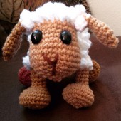 Ovejita amigurumi