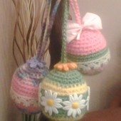 Huevos de Pascua de amigurumi