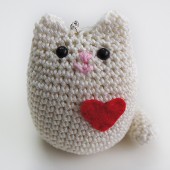 Llavero Gato Amigurumi