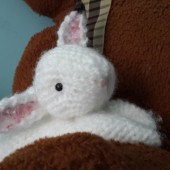 Knitted Square Bunny